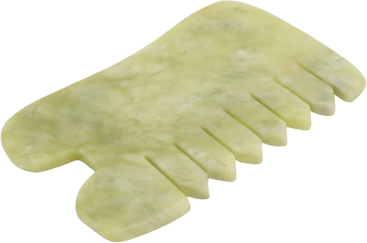 Beaupretty 1pc Nature Jade Scraping Board Face Tool for Enhanced Circulation Skincare Absorption Massaging Plate for Friends Family