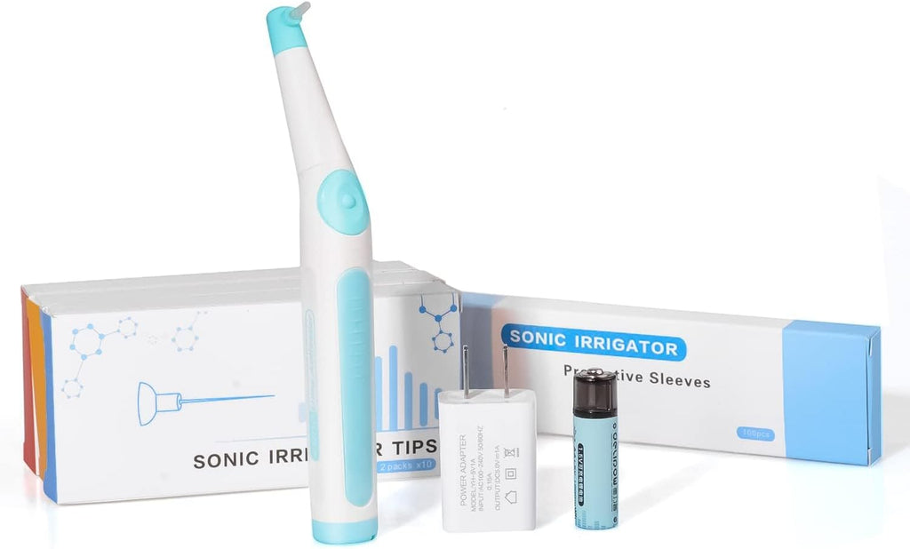 Generic Endo Ultra Activator One-Button Irrigator with 3 Sizes 60 Tips (Sky blue)