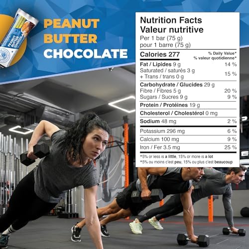 Daryl's Bars Peanut Butter Chocolate On the Go Snack On the Go Whey Protein Bars, Gluten Free, 22gr of Protein Snack, Meal Replacement, Pack of 1