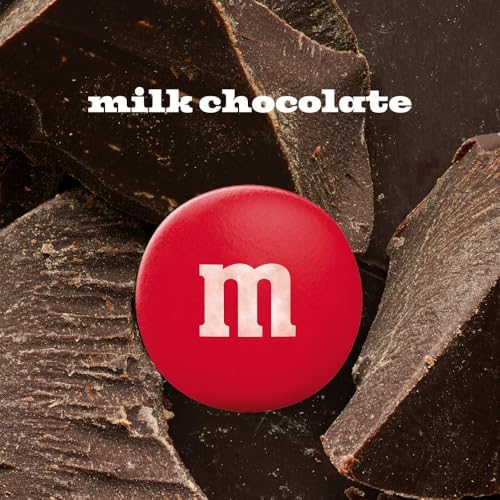 M&M'S Milk Chocolate Candy, Party Size, 2.4 lb Resealable Bag for Parties, Baking & Sharing