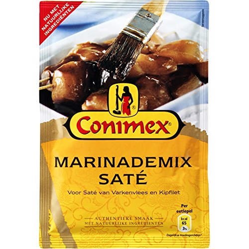 Conimex Sateh Marinade (Conimex Saté Marinade) 4 Bags of 38 Gram (1.34 Ounce Each)