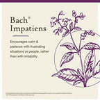 Bach Original Flower Remedies, Impatiens - Have Patience - Natural Homeopathic Flower Essence for Emotional Balance - Vegan, Gluten Free, Sugar Free - 20mL Dropper