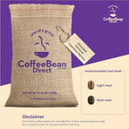 Coffee Bean Direct Unroasted CO2 Decaf Colombian/Espresso, 5 Pound (Pack of 1)