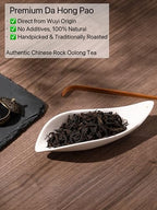 luoptea Da Hong Pao Rock Oolong Tea with Floral Aroma- Handcrafted Premium Oolong Loose Leaf from our Own Family Tea Garden in Wuyi Mountain, China -Handpicked & Charcoal Roasted for Rich（150g）