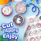 30 x Cupcake Toppers Themed of Unicorn Original Series Collection - Edible Cake Decorations | Uncut on Wafer Sheet