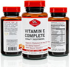 Olympian Labs Vitamin E Complete Tocomin, 200IU 60 Softgels, Fight Free Radicals, Supports Brain, Skin & Hair, 60 Servings