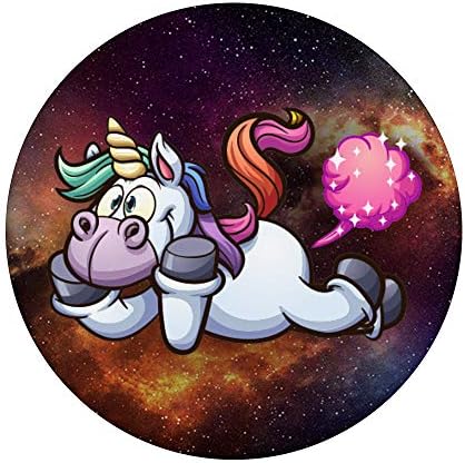 Galaxy Space Funny Lazy Unicorn Farting