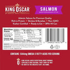 King Oscar Premium Salmon in Olive Oil, Mediterranean Style, 4.05-Ounce Cans (Pack of 12, Packaging May Vary), Skinless & Boneless Salmon