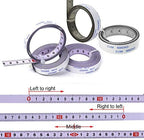SagaSave Stainless Steel Measuring Tape Self Adhesive Precision Steel Rule for Drafting Tables Saw Tables Right to Left 0-5M Silver