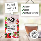 Heath & Heather Organic Echinacea & Cranberry Infusion 20 bags