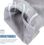 3 Pairs Scar Covering Elbow Brace Breathable Elbow Protector Covers Compression Sleeves Arm Brace Sleeve Protective Support Men and Women Elasticity