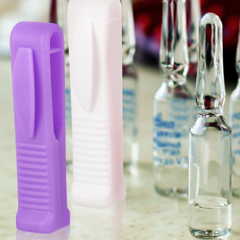 Artibetter 8pcs Plastic Ampoule Opener Vial Breaker Groove Design Mini Bottle Opener Nurse Tool Portable Hospital Accessory