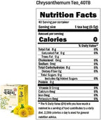 SSANGGYE Chrysanthemum Floral Tea 0.7oz. 20g (0.5g x 40 Tea Bags) Herbal Tea Flower Sweet Soft Flavor Made in Korea