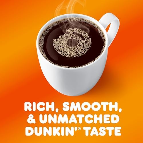 Dunkin' Decaf Ground Coffee, Medium Roast, 18 Ounce Bag