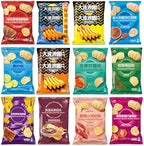 EXOTIC CHINA POTATO CHIPS Variety Pack TWELVE BAGS (12) 60-70G EACH NO DOUBLES. Flavors will vary New Flavors added periodically