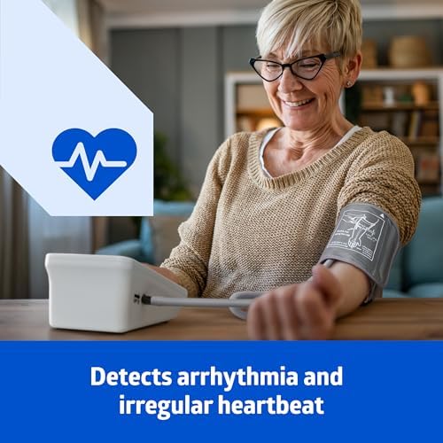 Medline digital Blood Pressure Monitor, Adult Upper Arm Cuff, Digital LCD Display, Stores Up To 90 Readings, Batteries includedes