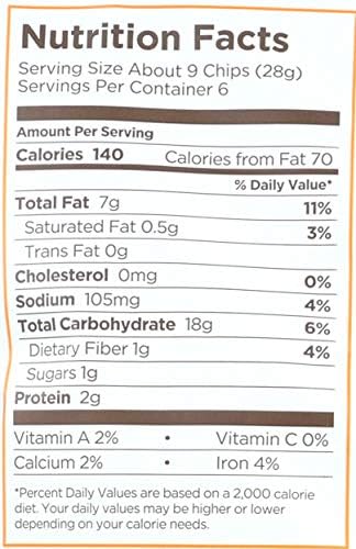 Lundberg Rice Chips Santa Fe Barbecue, 6 Oz, Packaging may vary