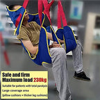 Hoist for Lifting Elderly, Full Body Patient Hoist Sling, Patient Lift Toileting Sling, Lift Equipment Patient Walking Sling Transfer Belt Commode Lifter Divided Leg Sling Medium