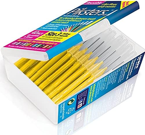 Piksters Interdental Brush Size 3 (40 Pack) by Piksters