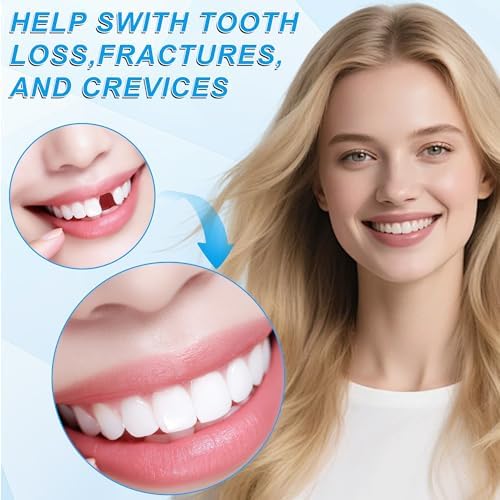 Tooth Repair Kit – 2PCS Temporary Tooth Filling, Moldable False Teeth Beads for Teeth Repair, Make You Smile Confident Again