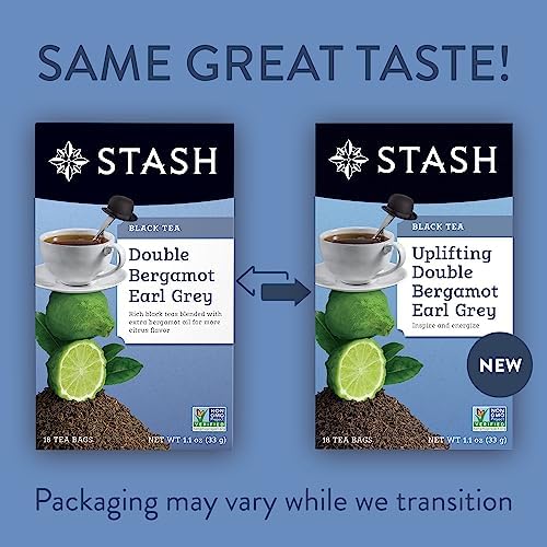 Stash Tea 6 Flavor The Earls Earl Grey Tea Assortment, 6 Boxes of 18 20 Tea Bags Each