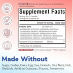 Vitalibre CoQ10 200 mg, with Probiotics for Women & Men, 50 Billion CFU, High Absorption Ubiquinone, Heart & Gut Energy Support, Powerful Antioxidant, Easy to Swallow, 120 Vegan Capsules