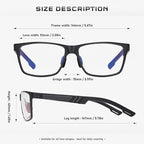 Blue Light Blocking Glasses for Men/Woman Gaming Computer Screen Glasses Metal Frame Eyeglasses, A02
