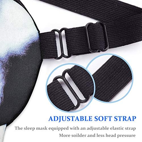HYCLES Sleep Mask for Kids Sleeping Eye Cover Cute Cartoon Animal Funny 8 Pcs Blindfold Eyeshade for Men Women Plane Travel Game Nap Night Sleeping