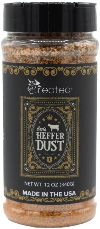 recteq Ben's Heffer Dust BBQ Rub | BBQ Rubs & Spices for Smoking and Grilling | Perfect for Steaks and Briskets