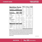 SlimFast High Protein Smoothie Mix Plus Fruit Powder, High Protein Meal Replacement Powder, Fiber, Vitamin C, 21 Servings, 1.29 Pounds, Strawberry Banana (Packaging May Vary)