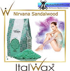 ItalWax Sandalwood Nirvana Premium SPA - Hard Stripless Wax Beads 2.2 lbs. - 1 kg.