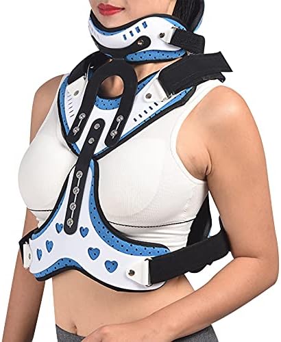 Orthosis Cervical Thoracic Adjustable Cervical Thoracic Orthosis Fracture Fixation Cervical Vertebra Rehabilitation Support for Post Trauma Arthritis Acute Pain Surgery Fractures