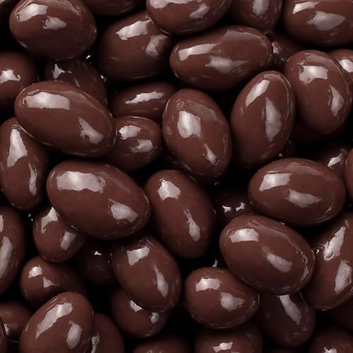 Dark Chocolate Covered Almonds (3 LB) Pack – Whole Dry Roasted Almonds Coated in Rich Dark Chocolate – Gourmet Candy for Office, Buffets, Snacking & Gift Baskets – Classic Chocolate Coated Nuts 641740
