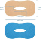 60pcs Breathing Aid Strip, Mouth Breathing Correction Patch, Children's Closed Mouth Patch, Adult Anti-snoring, Closed Mouth Patch, Improve Mouth Breathing Facial Problems (Nude, Medium)