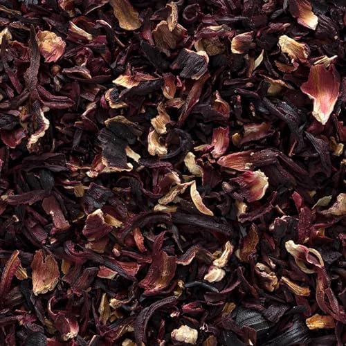 Frontier Co-op Hibiscus Flowers, Cut & Sifted, Kosher | 1 lb. Bulk Bag | Hibiscus sabdariffa L.