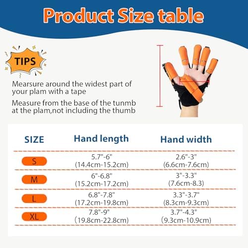 Rehabilitation Robot Glove for Stroke Recovery - Robotic Hand Therapy Glove for Left or Right Hand Fingers Strength Training Device for Hemiplegia for Hand Mobility & Rehab Training (Left Hand - M)