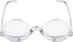 Aisi Women Magnifying Makeup Glasses Eye Make Up Spectacles Flip Down Lens Folding Cosmetic Glasses