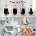 8 Pairs High Heel Cap High Shoe Hunks Protectors Anti Slip Noise Reducing Replacement Savers Stiletto Pumps Tips Covers Stoppers for Women Walking Grass Wedding Gravel Wetlands