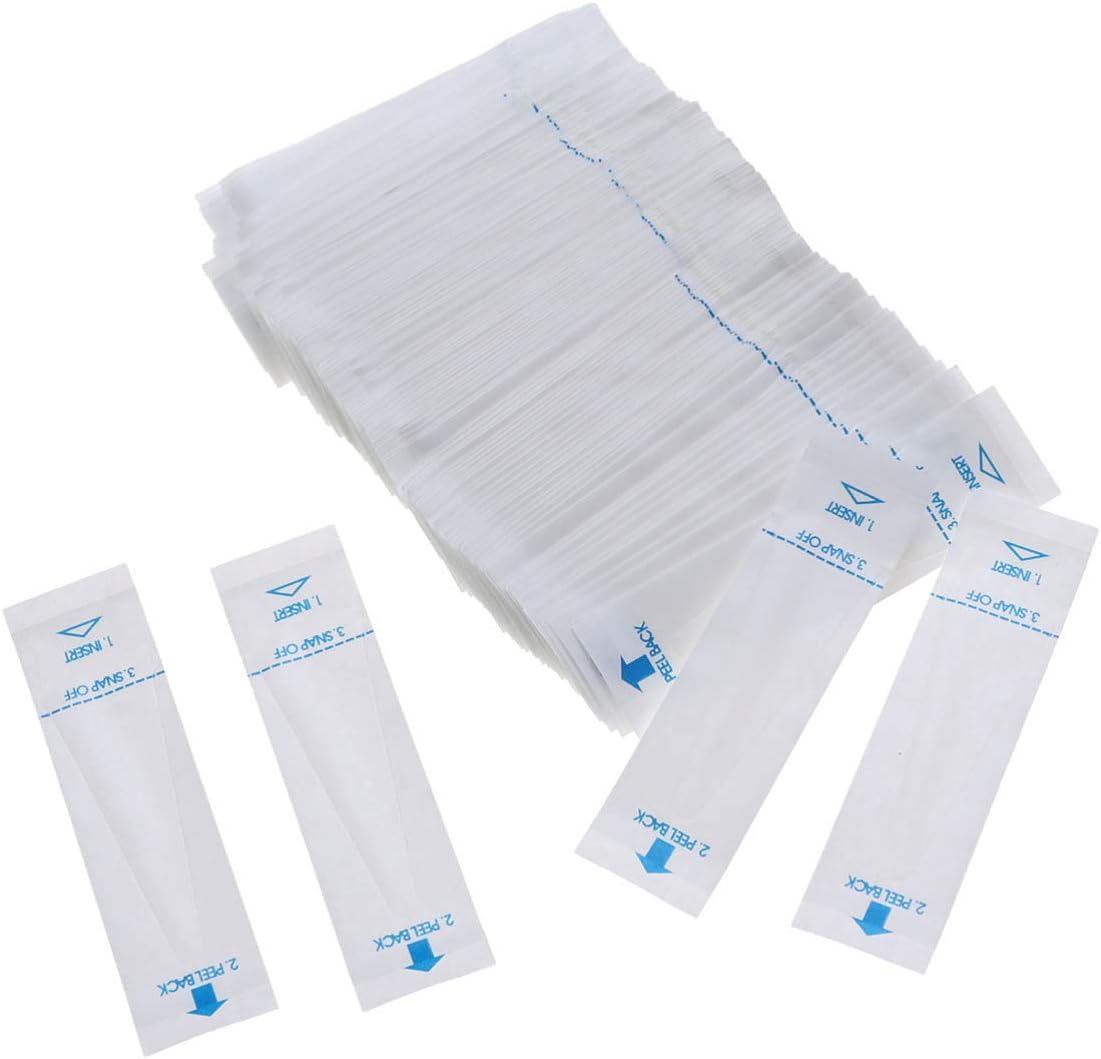 Exceart 200pcs Disposable Digital Thermometer Covers Oral Rectal Thermometers Probe Sleeves Covers for Digital Electric Thermometer