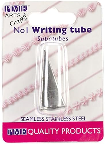 PME Seamless Stainless Steel Supatube Decorating Tip, Writer #1