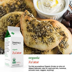 Gourmet Organic Za’atar Spice Blend Gift Set by Journey Spice Co. | Sumac, Sesame Seeds, Oregano, Marjoram, Hyssop | Salt-Free | Non-GMO | 5 oz. (total) | Resealable/Reusable Cap