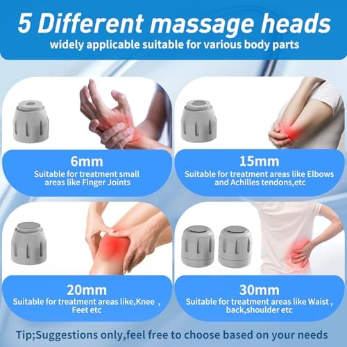 Shockwave Therapy Machine for Joint and Muscle Pain Relief, FSA/HSA Eligible Shockwave Therapy for Back, Leg, Elbow, Shoulder Non-Invasive ESW T Shock Wave Therapy Device
