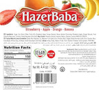 Hazer Baba Turkish Delight Candy with Real Strawberry, Apple, Orange & Banana Flavors, 4.4oz (Pack of 1), Gourmet Snack Box, Traditional, Vegan, Lokum, Loukumi, Delicias Turcas, Halal, Kosher