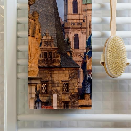 3D Rose TWL_227177_1 Charles Bridge - Prague - Czech Republic Towel, 15" x 22"