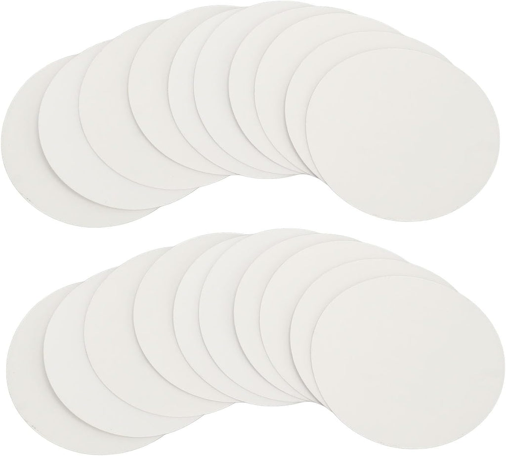 EVTSCAN 20Pcs Round TPU Repair Patch Strong Adhesive Transparent TPU Waterproof Repair Patch for Tent Air Mattresses Inflatable Boats