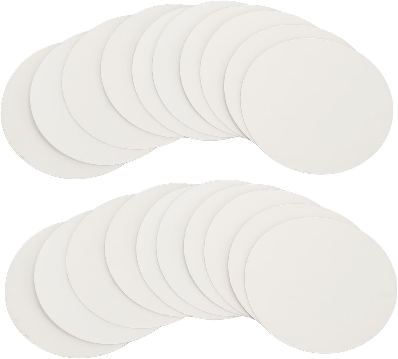 EVTSCAN 20Pcs Round TPU Repair Patch Strong Adhesive Transparent TPU Waterproof Repair Patch for Tent Air Mattresses Inflatable Boats