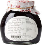 Mrs Bridges Blackcurrant Preserve with Sloe Gin, Made in Scotland, 12oz Jar (Pack of 1)