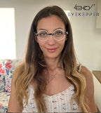 Eyekepper Round Reading Glasses for Women Retro Readers Eyeglasses - Black/Tortoise +3.5