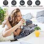 Waterproof Mattress Protector Queen, Fitted Sheet Style Breathable Mattress Cover with Deep Pocket Fits Up to 18'', Machine Washable Noiseless Bed Cover for Kids Adults Pets (Black, 60'' X 80'')