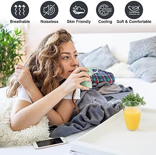 Waterproof Mattress Protector Queen, Fitted Sheet Style Breathable Mattress Cover with Deep Pocket Fits Up to 18'', Machine Washable Noiseless Bed Cover for Kids Adults Pets (Black, 60'' X 80'')